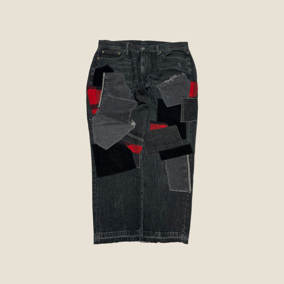 Ralph Lauren Patchworked Denim Black Jeans - Women’s 36 waist
