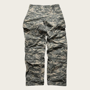 Camo Cargo Pants Baggy Men's Green Baggy Straight Leg Trousers 34x34 USA Army