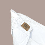 Levi's 514 Off White Corduroy Trousers - Size 34 Waist