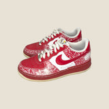 2009 Nike Air Force 1 Red Trainers - UK 6