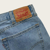 Levi's 505 Jeans Regular Straight Leg Men's Blue Denim Pants 38x30