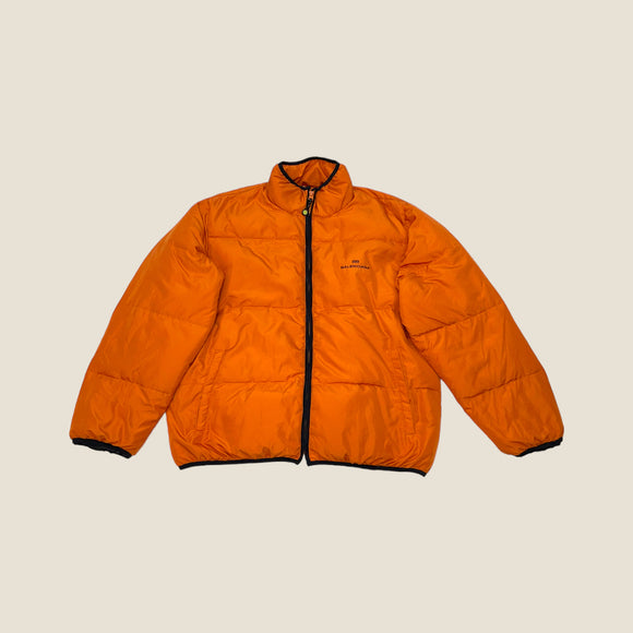 Vintage 1990s Balenciaga Orange Puffer Jacket - Men's Medium