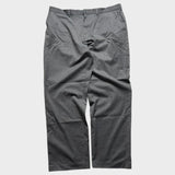 Tommy Hilfiger Chino Pants Men's Grey Baggy Straight Trousers 40x32 Vintage 90s