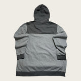 Russell Athletic Blank Hoodie Men's Grey Hooded Sweatshirt 2 Tone Size XXL