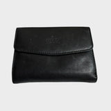 Gucci Women's Black Wallet Purse 11990s 90s Authentic Leather