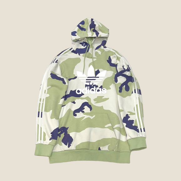 Adidas Camo Spell Out Hoodie - Size Medium