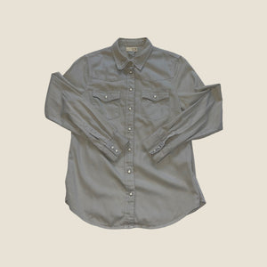 Levi's Classic Plain Grey Shirt - Women's XS