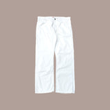 Levi's 514 Off White Corduroy Trousers - Size 38