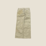 Vintage Levi's Cream Corduroy Trousers - Size 33 Waist