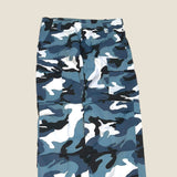 Deadstock New Blue Camo Cargo Pants - Men's 36