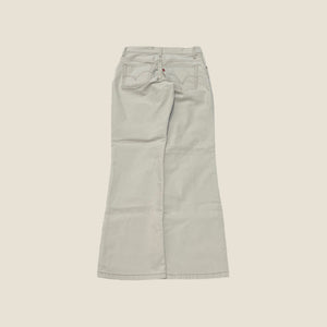 Levi's 550 Cream Grey Corduroy Trousers - Size 28 Waist