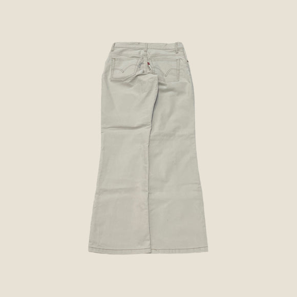 Levi's 550 Cream Grey Corduroy Trousers - Size 28 Waist