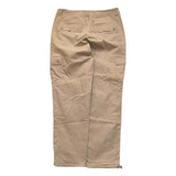 Men's Cargo Pants Slim Fit Straight Leg Tan Pink Trousers 33x29