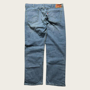 Levi's 505 Jeans Regular Straight Leg Fit Men's Blue Denim Mid Wash 38x30