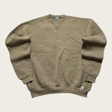 Russell Athletic Blank Sweatshirt Women's Tan Pullover Jumper Medium Vintage