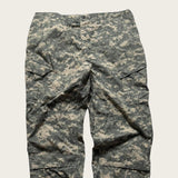 Camo Cargo Pants Baggy Men's Green Baggy Straight Leg Trousers 42x32 USA Army