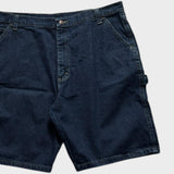 Wrangler Carpenter Shorts Men's Baggy Relaxed Navy Blue Denim Size 40 Waist