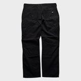 Dickies Carpenter Pants Baggy Relaxed Men's Black Straight Leg Trousers 38x32