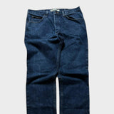 Lee Navy Baggy Jeans Regular Straight Leg Men's Denim Wide Leg 38x33