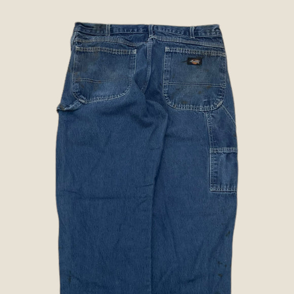 Vintage Dickies Blue Carpenter Jeans - 34 Waist