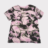 Adidas Pink Camo Classic Logo T-shirt - Women's Small