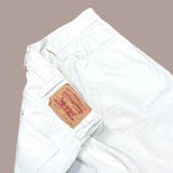 Levi's 514 Off White Corduroy Trousers - Size 38