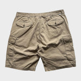 Levi's Cargo Shorts Men's Tan Brown Baggy Relaxed Canvas Cotton Size 38 Waist