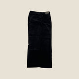 Vintage Lee Black Corduroy Trousers - Size 36 Waist