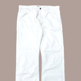 Levi's 514 Off White Corduroy Trousers - Size 38