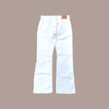 Levi's 507 Off White Corduroy Trousers - Size 30