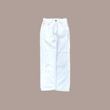 Levi's 514 Off White Corduroy Trousers - Size 34 Waist