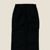 Black Baggy Cargo Pants - Size 30 Waist