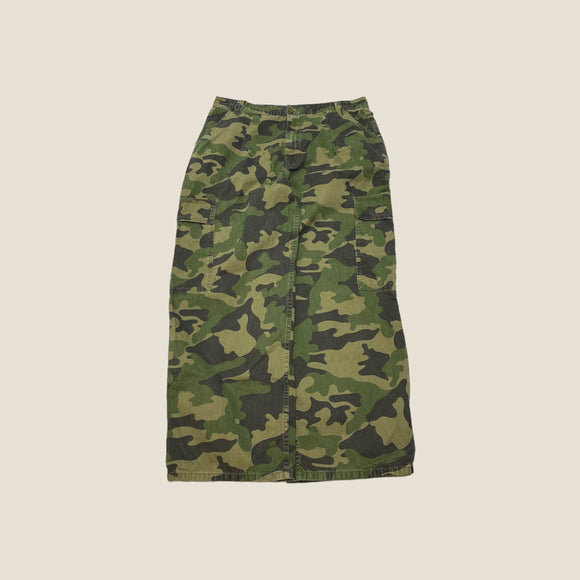 Vintage Green Camo Cargo Pants - Size 38 Waist