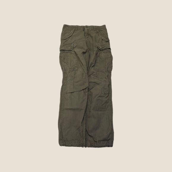 Vintage Green Cargo Pants - Size 30 Waist