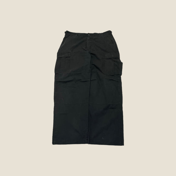 Vintage Ripstop Black Cargo Pants - Size 36 Waist