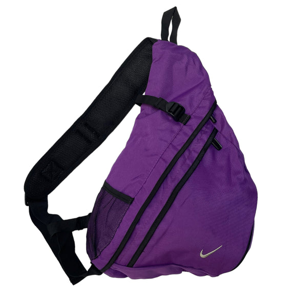 Vintage 90s Nike Purple Backpack Sling Bag - One Size
