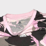 Adidas Pink Camo Classic Logo T-shirt - Women's Small