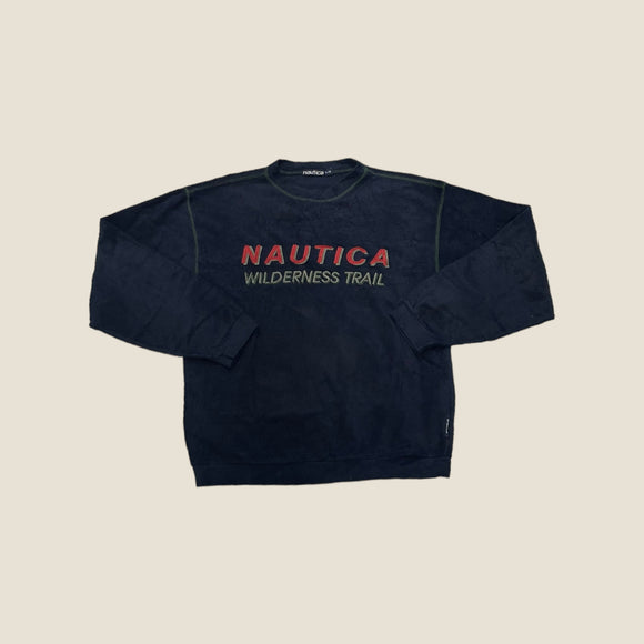 Vintage Nautica Fleece Sweatshirt - Men's Large
