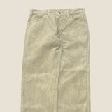 Vintage Levi's Cream Corduroy Trousers - Size 33 Waist