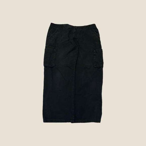 Vintage Black Baggy Cargo Pants - Size 40 Waist