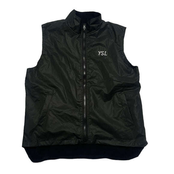 Vintage YSL Spell Out Gilet Vest - Men's XL