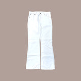 Levi's 507 Off White Corduroy Trousers - Size 30