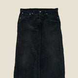 Levi's 551 Black Corduroy Trousers - Size 32 Waist