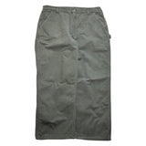Carhartt Green Carpenter Jeans Pants Trousers Baggy Wide Leg Men's 38x27