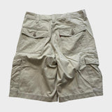 Levi's Baggy Cargo Shorts Vintage Y2K Tan Cream Relaxed Wide Leg 32 Waist Mens