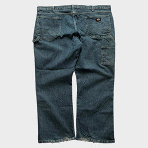 Dickies Carpenter Jeans Baggy Relaxed Men's Navy Blue Denim 44x30