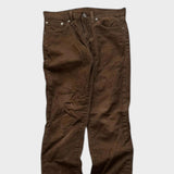 Levi's 511 Cords Corduroy Pants Men's Brown Trousers Slim Straight Leg 28x30