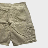 Wrangler Baggy Cargo Shorts Men's Tan Brown Relaxed Size 33 Waist