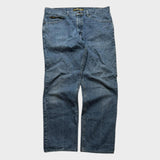Lee Men's Blue Jeans Straight Leg Regular Fit Denim 38x31