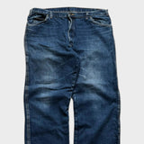 Dickies Men's Blue Baggy Straight Wide Leg Relaxed Jeans 40x26